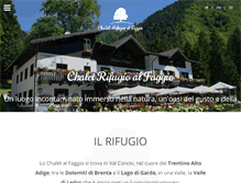 Tablet Screenshot of hotelalfaggio.com